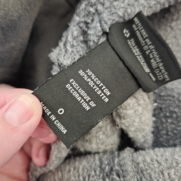 MISSING CORD- Hot Topic Beetlejuice Icons Wash Girls Crop Hoodie- Size 0X - Picture 10 of 10